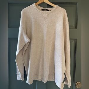 Eddie Bauer Cream Men's Thermal Shirt